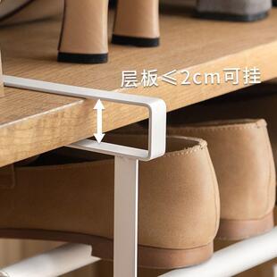柜分层下挂架家用鞋 可伸缩悬挂架置物架鞋 架子收纳神器多功能挂篮