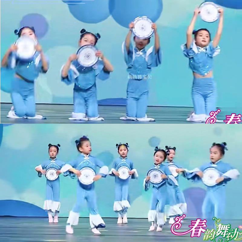 六一儿童小荷风采粒粒皆辛苦舞蹈表演服板凳乖乖演出服粒粒盘中餐