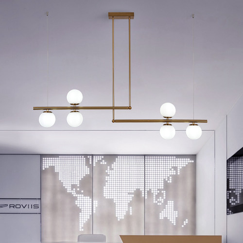 北欧餐厅吊灯轻奢吧台吊灯店铺商用收银台条形美甲女装服装店吊灯