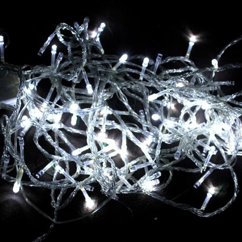 圣诞节装饰LED彩灯串10米带尾插婚庆节庆圣诞树配饰直播房间布置