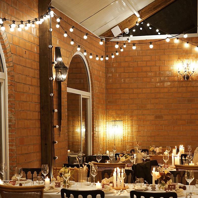 户外防水圆球小灯泡串灯装饰帐篷露营气氛灯创意花园庭院婚庆布置