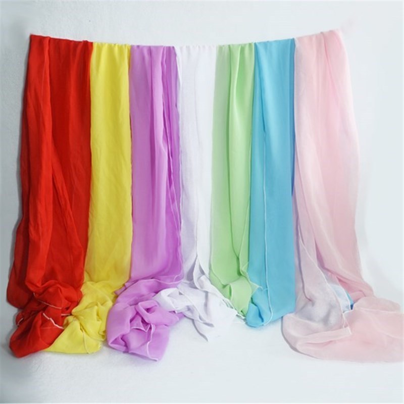 古典披帛雪纺古装仙女服装舞蹈演出飘纱带披纱披巾长飘带丝带蒙面