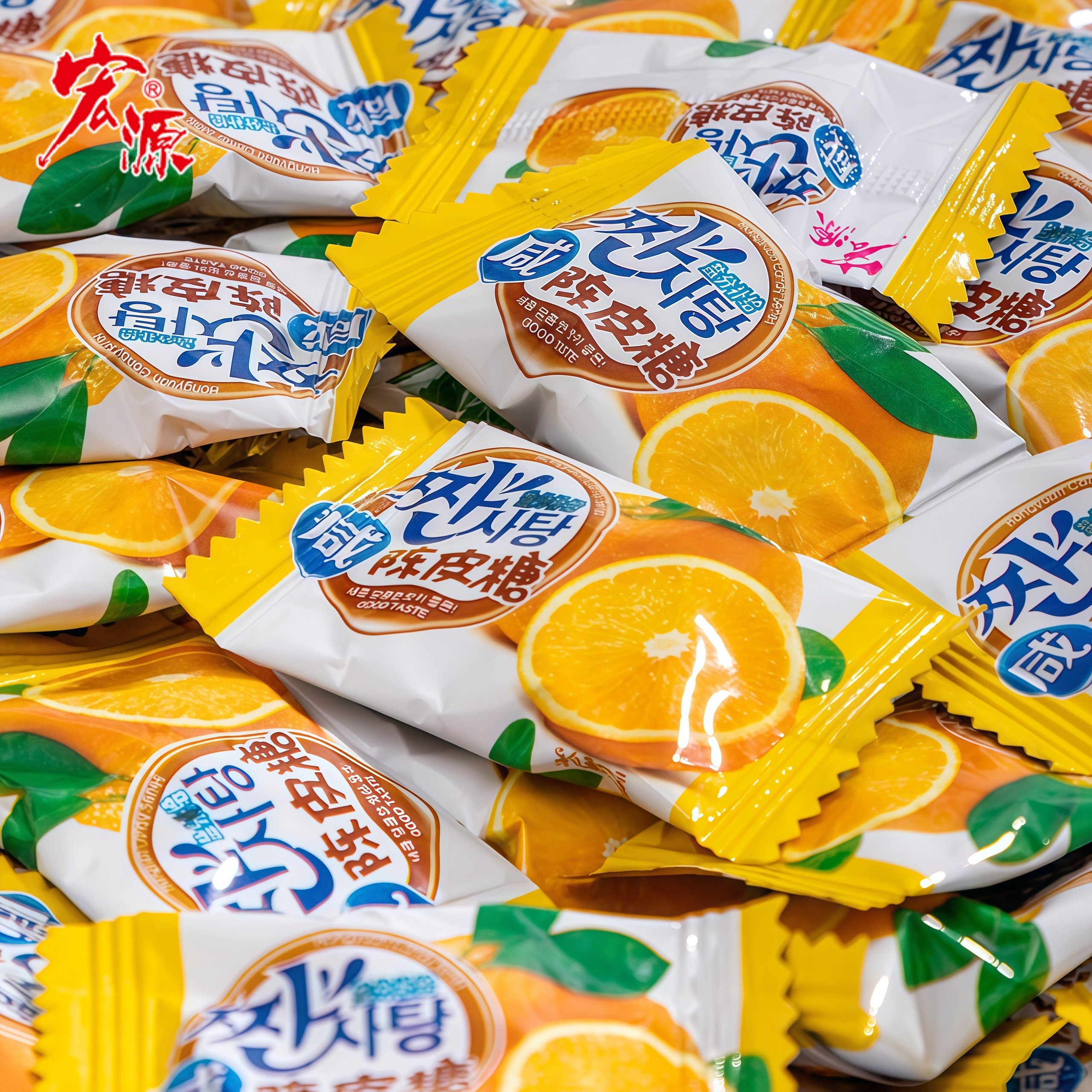 宏源咸陈皮糖咸味水果糖150g独立包装招待硬糖喜糖新年儿童小零食