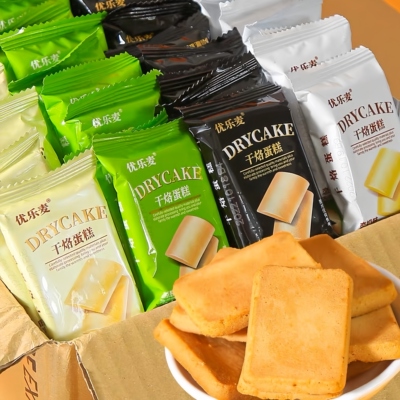 优乐麦干烙蛋糕饼干零食营养面包