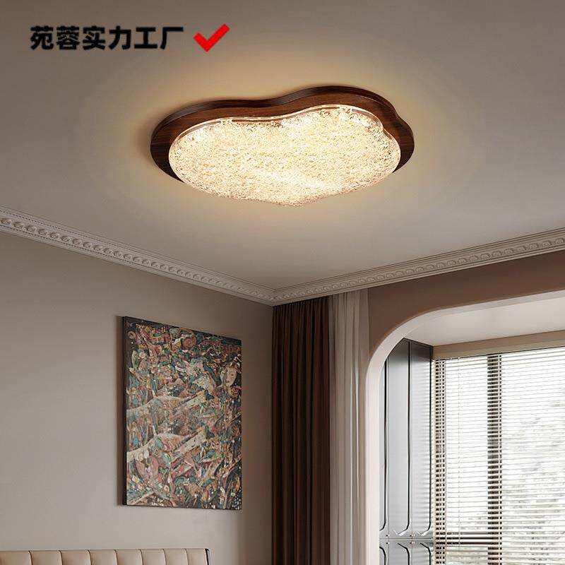 意式现代豪华卧室灯全光谱护眼书房次卧灯设计师轻奢树脂吸顶灯