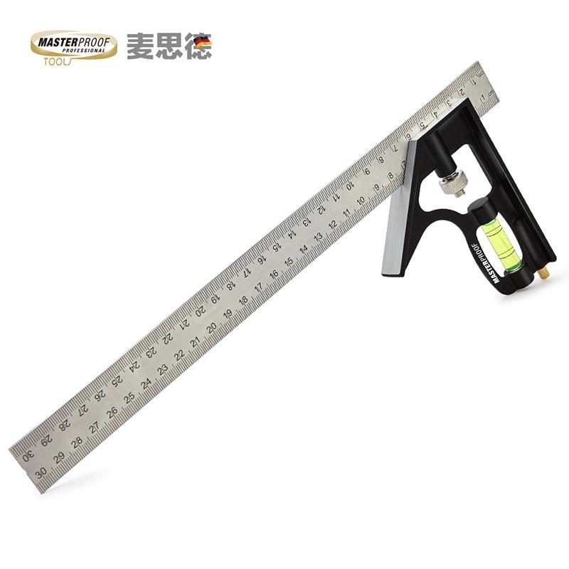 ll活动水平直角尺高精度90度不锈钢多功能木工45组合角