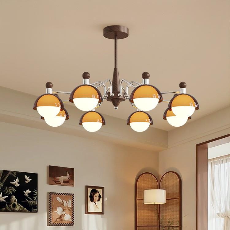 中古风吊灯客厅灯法式复古餐厅卧室灯具客厅吊灯大厅主灯2025新款