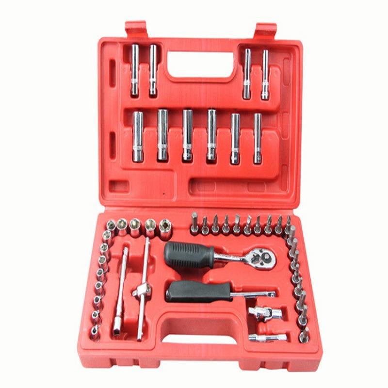 件套套筒扳手组套汽修工具套装随车工具箱机修电讯工具组套套装