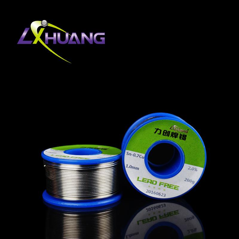 力创热销焊锡线 Sn99.3-0.7cu焊锡丝0.3-1.0线径电子焊接专用200g