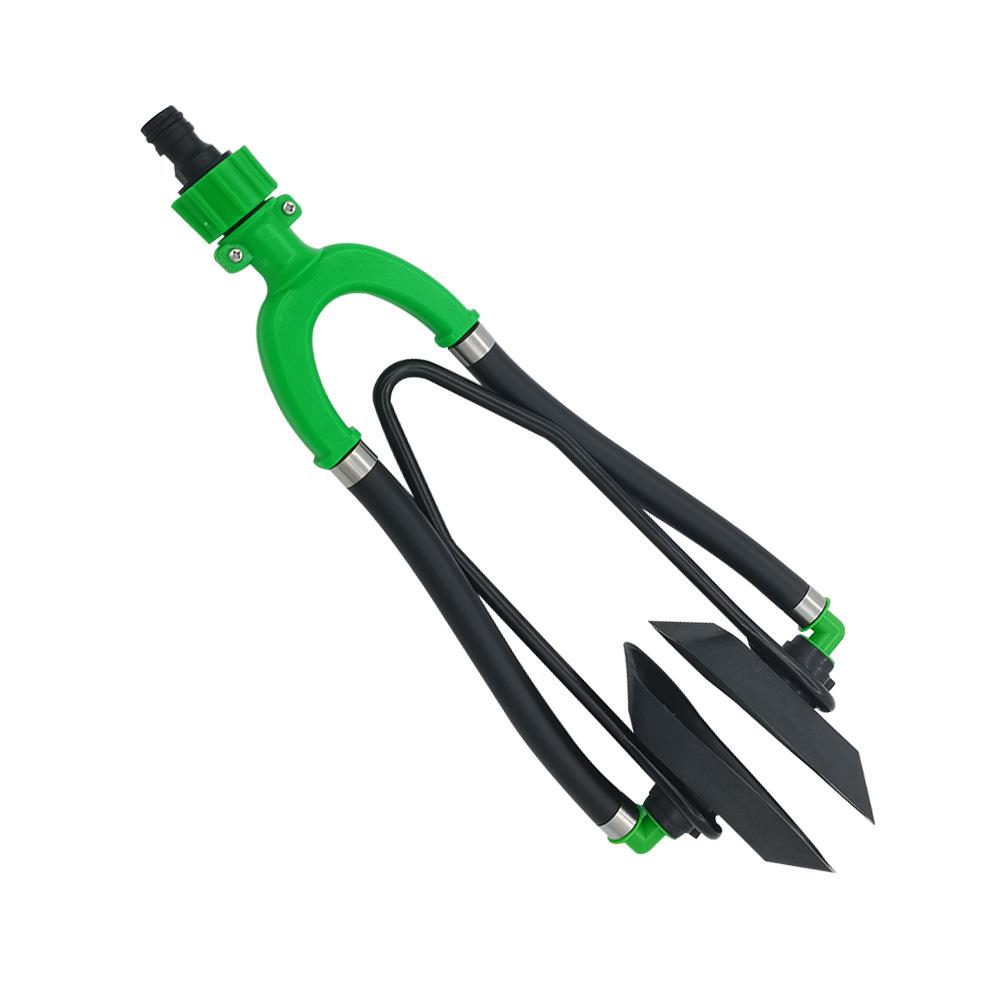 绿色双管方头马达冲洗器 清洁器 清洗器 船用游艇用房车 五金配件