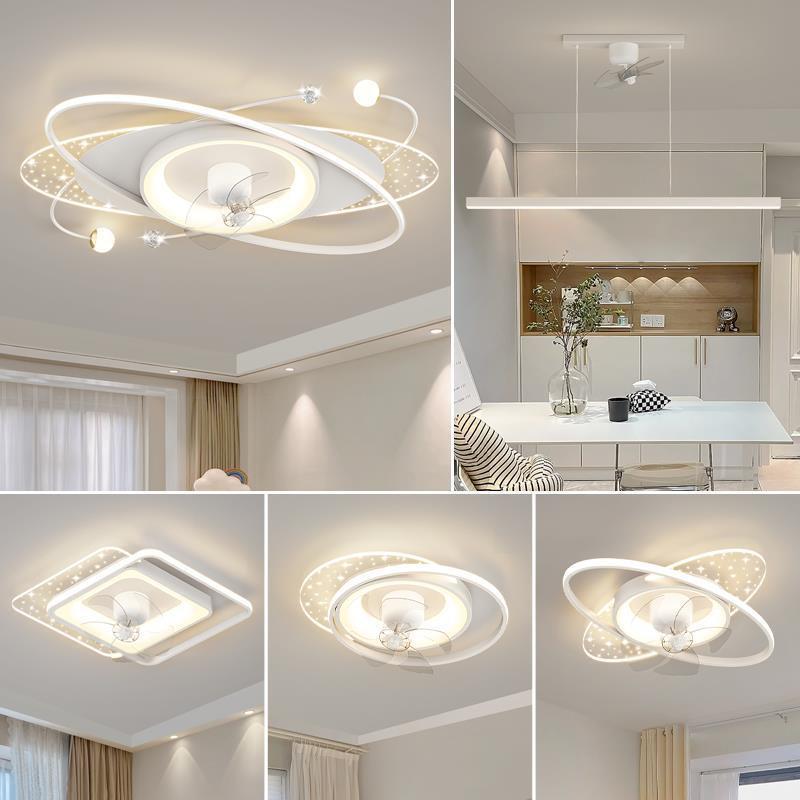 客厅主灯简约现代led可摇头风扇吸顶灯卧室餐厅灯具全屋套餐组合