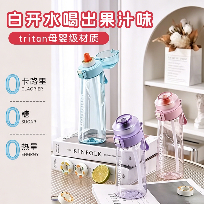 Tritan材质户外喝水神器果味水瓶