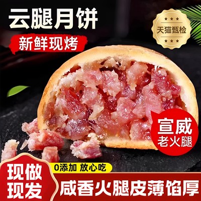 云南特产云腿月饼滇式蜂蜜小饼酥