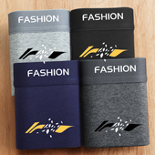 内裤 大码 男透气无痕抗菌裆夏季 纯棉男士 薄款 青少年四角短裤 裤 衩男