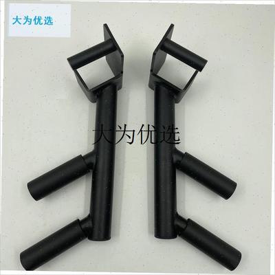 分体式双杠臂f屈伸握把龙门架深蹲架配件二头肌家用锻炼健身配件,