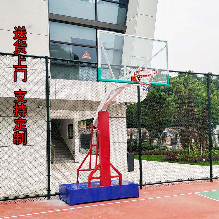 广东户外篮球架室内标准成人专业比赛移动室外家用学校落地篮球架