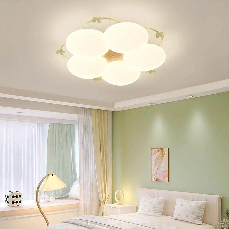 2025年奶油风简约创意花朵婚房吸顶灯温馨全光谱护眼儿童房间灯具,电子元器件市场,其它元器件,淘宝优惠券,粉丝福利购,淘宝优惠卷