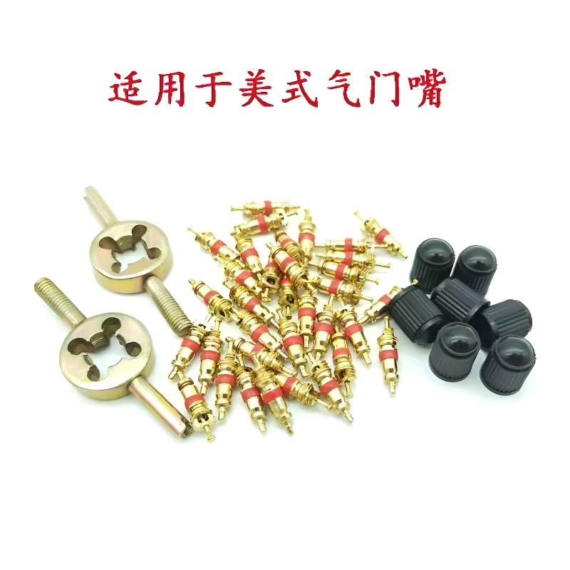 汽车轮胎气门帽通用摩托车电动车气门嘴芯自行车气门芯针气门扳手