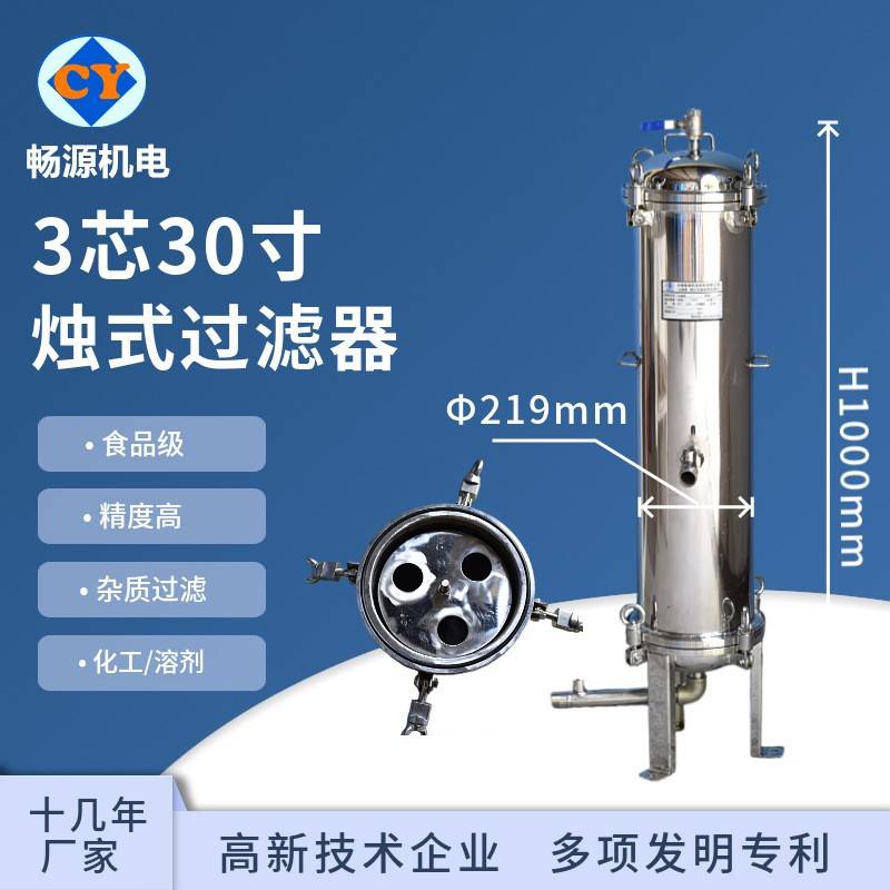 厂家供应烛式过滤器不锈钢微孔折叠滤芯过滤器欢迎咨询