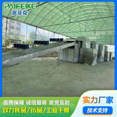 蓖麻籽大型烘干机中药材多层带烘干机蓖麻子仁全自动烘干线