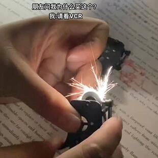 打火石小玩意齿轮牙箱小玩具塑料打鼓解压玩具磨火花无聊解闷神器