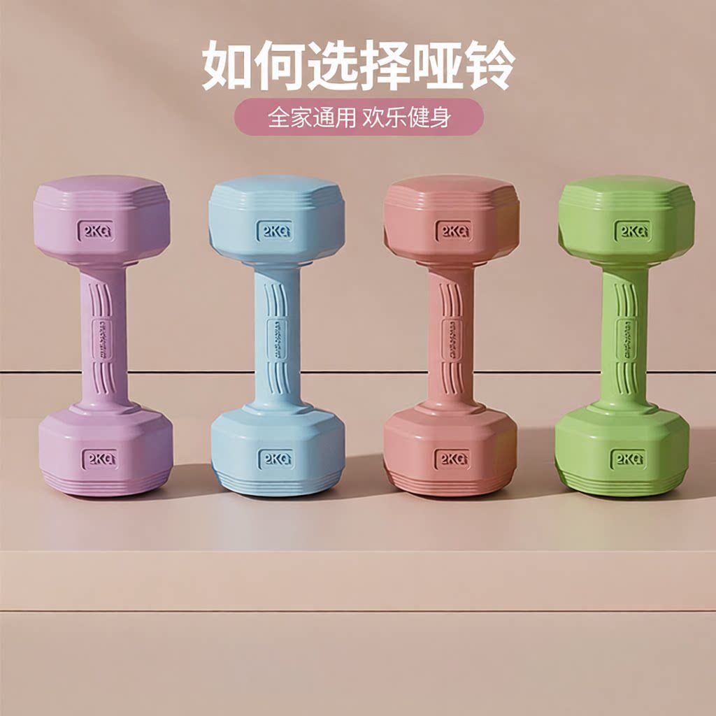 六角哑铃男士家用健身器材5kg一