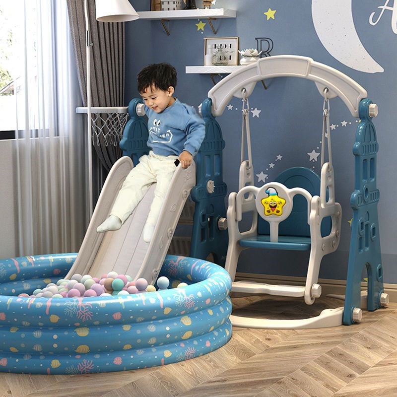 儿童滑滑梯室内家用o婴幼儿滑梯秋千组合小型游乐园宝宝玩具加厚