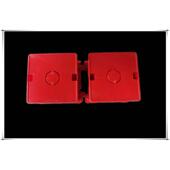 86型暗装 底盒开关暗盒接线盒自攻丝盒加厚拼装 盒万能孔线盒PVC盒