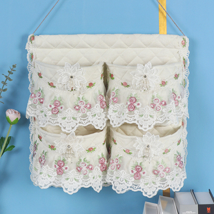 布艺收纳袋挂袋墙上小布袋墙壁卧室门后床头悬挂式置物神奇储物袋