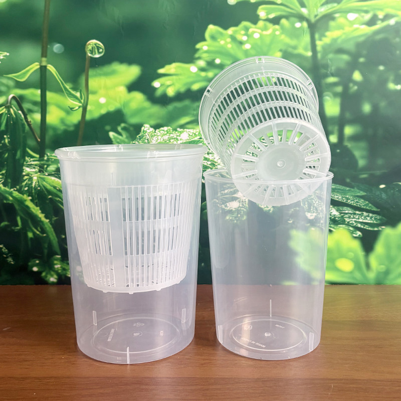 塑料花盆半透气外盆蝴蝶兰花套盆控根家用高透明水培镂空石斛花盆,鲜花速递/花卉仿真/绿植园艺,花盆,淘宝优惠券,粉丝福利购,淘宝优惠卷