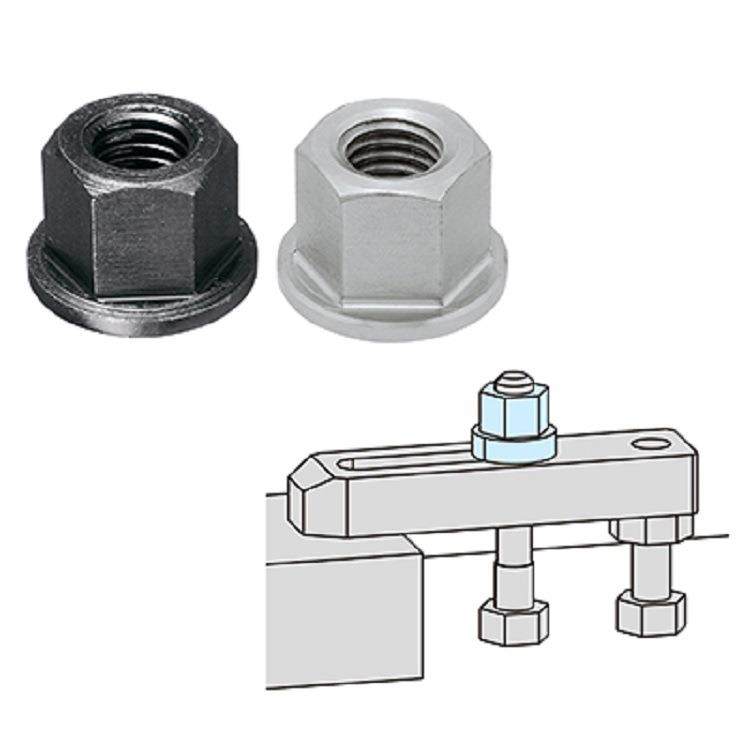机械标准件IMAO 平底型凸缘螺母 BJ740-06001