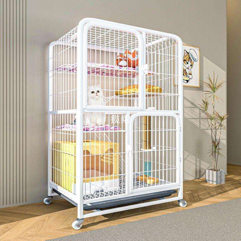 猫笼子家用自由空间猫厕所一体室内猫舍城堡猫咪猫窝猫屋别墅