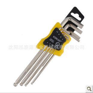 Exploit/开拓 德国9PCS 特长球头 内六角扳手套装五金工具026103