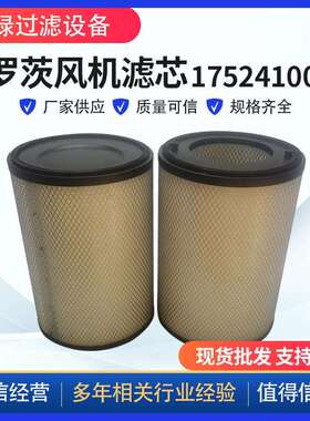 折叠空气滤芯单通偏心空气滤芯Aerzen罗茨风机175241000进气滤芯