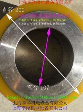 NOKO电动堆高车前轮支撑轮子200*100-轴承6311