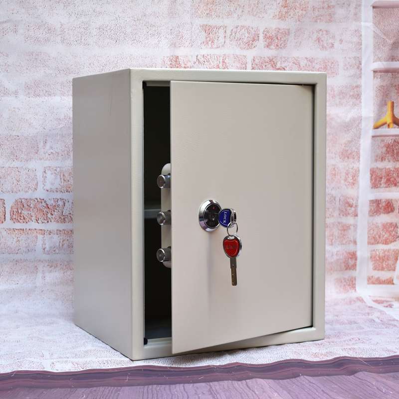 ft防盗双锁小型老式机械老人家用保险箱办公保险柜钥匙保管箱45/6