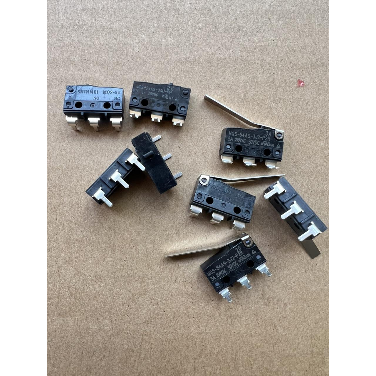 日本 SHINMEI神明 MQS-54A 3脚微动开关 3A250VAC 0.1A30VDC 全新