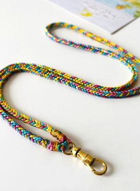 泰国佛牌链手工精编8股编钛钢鹰钩扣弹簧扣保色多挂佛牌挂链男女