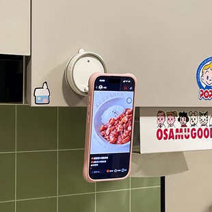 新型磁吸手机支架真空吸盘强力磁吸家用车载通用单人vlog拍摄神器