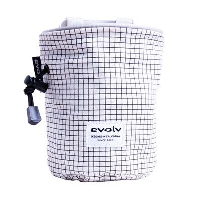 EVOLV新款复古灯芯绒帆布款攀岩腰包运动健身便携挂绳难度粉袋