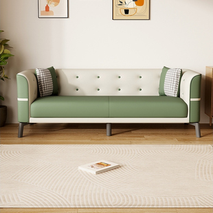 网红轻奢小户型沙发北欧双三人卧室客厅沙发出租房公寓店铺小沙发