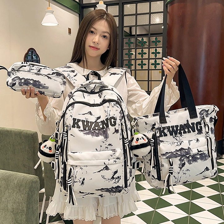 学院风可爱大容量书包女初中生高中学生新款小学生双肩包电脑背包