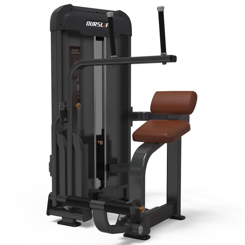 OURSLIFE坐式背肌训练器商用健身房力量训练器X102