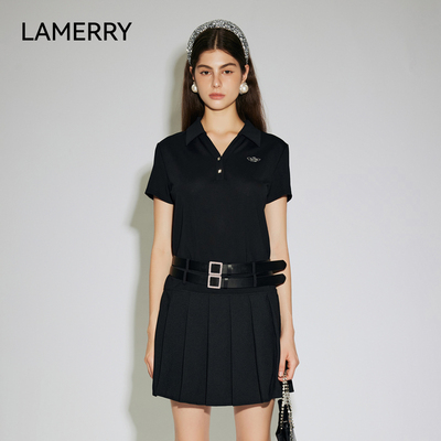 LAMERRY/朗美睿修身拼接连衣裙