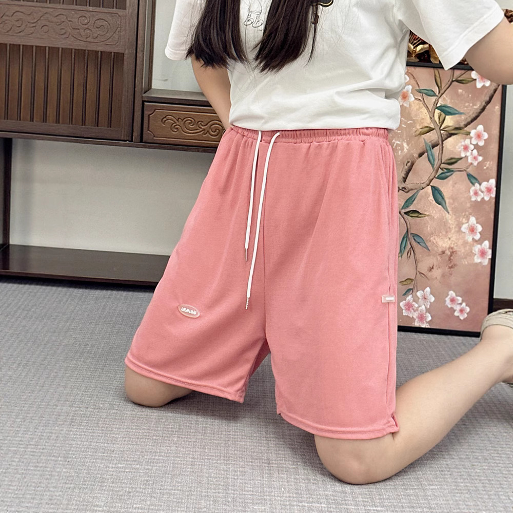 冰丝运动短裤女款夏季薄款宽松2025新款5分速干外穿休闲五分中裤