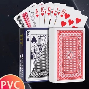 PVC塑料扑克牌777塑料扑克防水扑克耐磨防折磨砂poker专用扑克牌