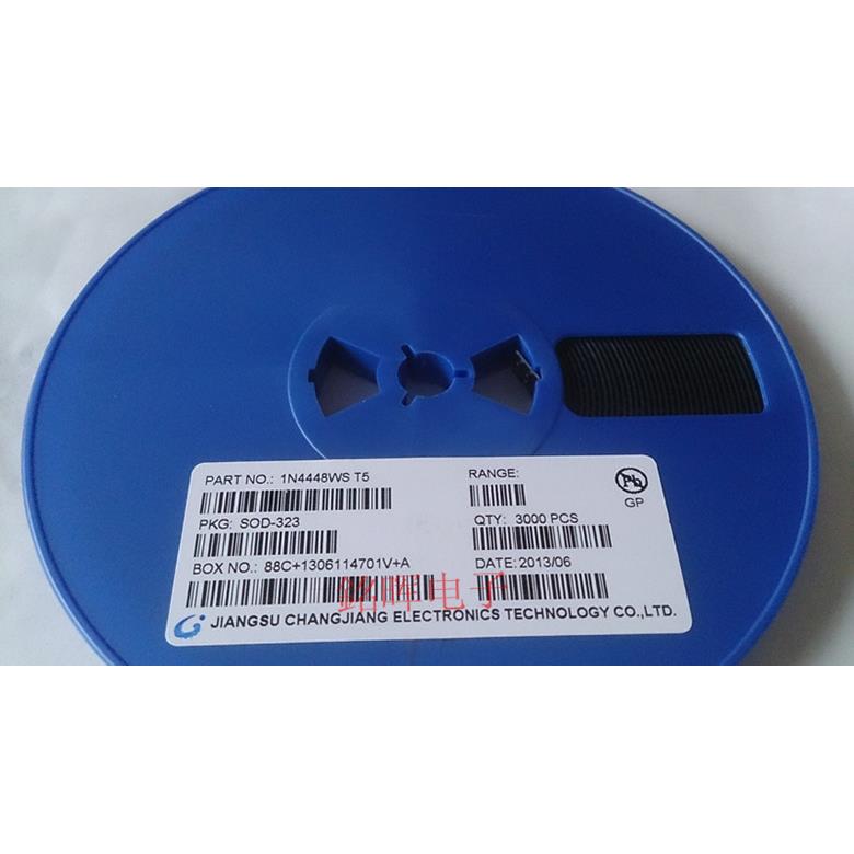 CJ 长电 贴片开关二极管 1N4448WS 丝印 T5 SOD323 原装现货