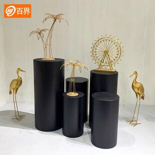 烤漆艺术台展示桌服装商场橱窗店美妆店里陈列摆放架落地流水台