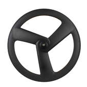 20寸碳纤维鸟车轮组碟刹三刀轮组公路开口406封闭轮 刀轮