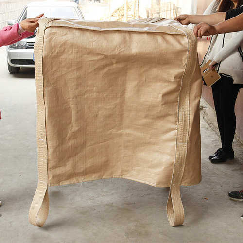 黄色吨袋吨包袋1吨吊兜太空袋工业吊袋集装袋预压污泥吨袋编织袋